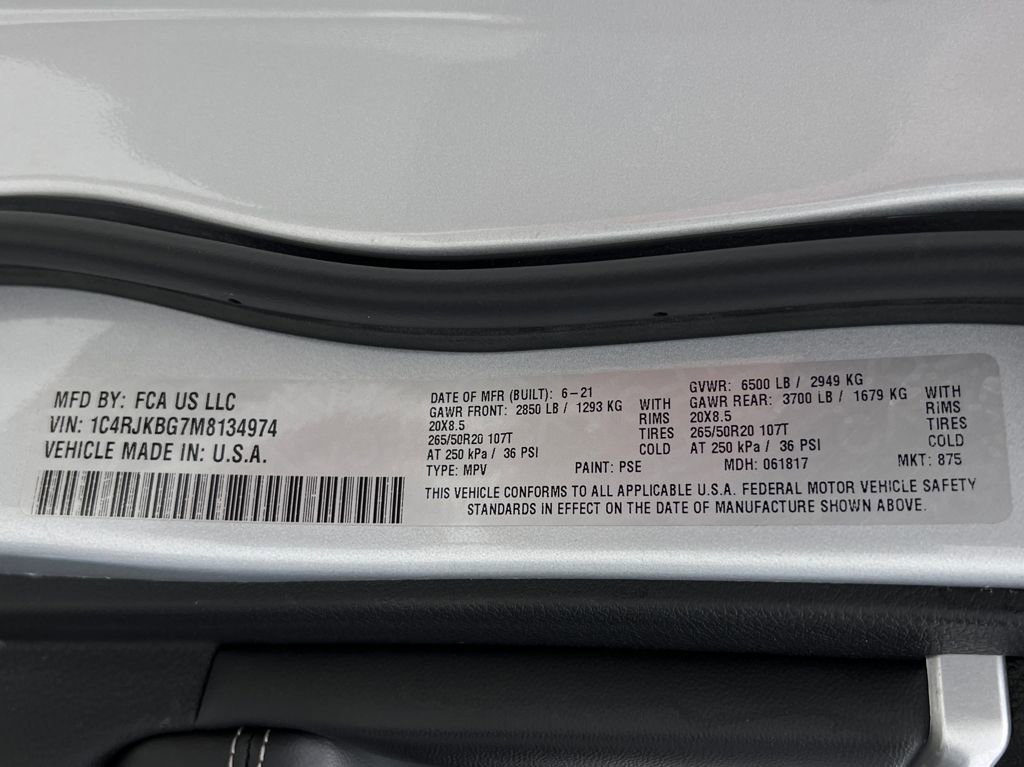 Used 2021 Jeep Grand Cherokee L Limited image 24