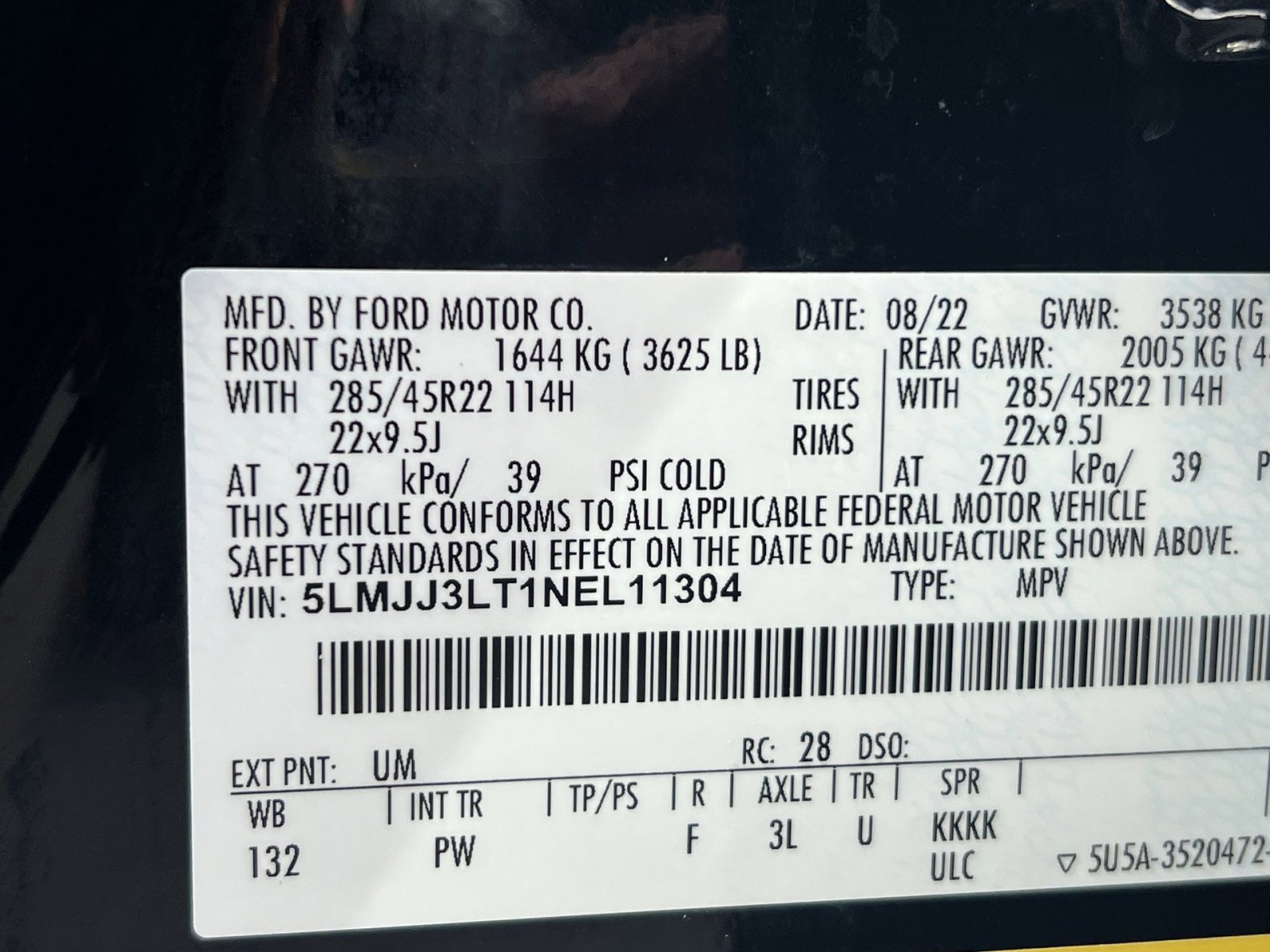 Used 2022 Lincoln Navigator L Reserve AWD/4WD image 38