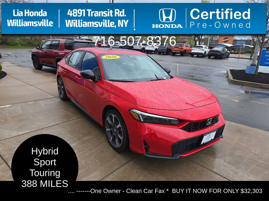 Certified 2026 Honda Civic Sport Touring