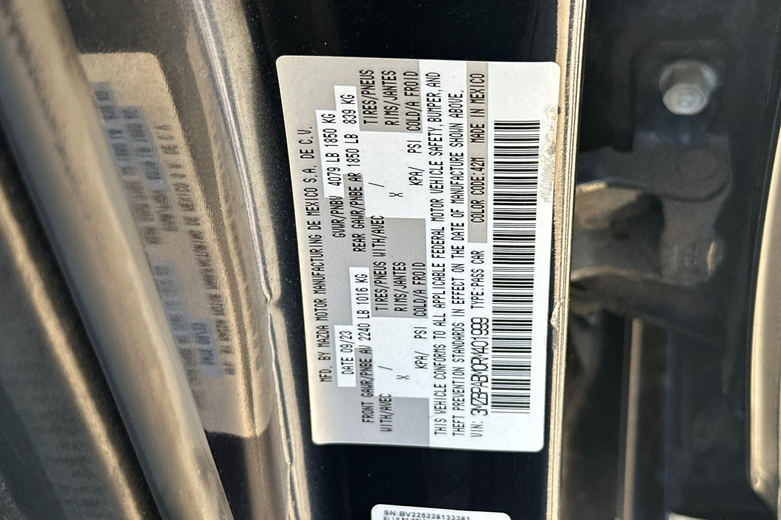 Used 2024 MAZDA MAZDA3 s FWD image 27