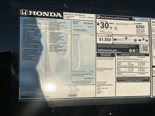 New 2027 Honda CR-V LX image 18