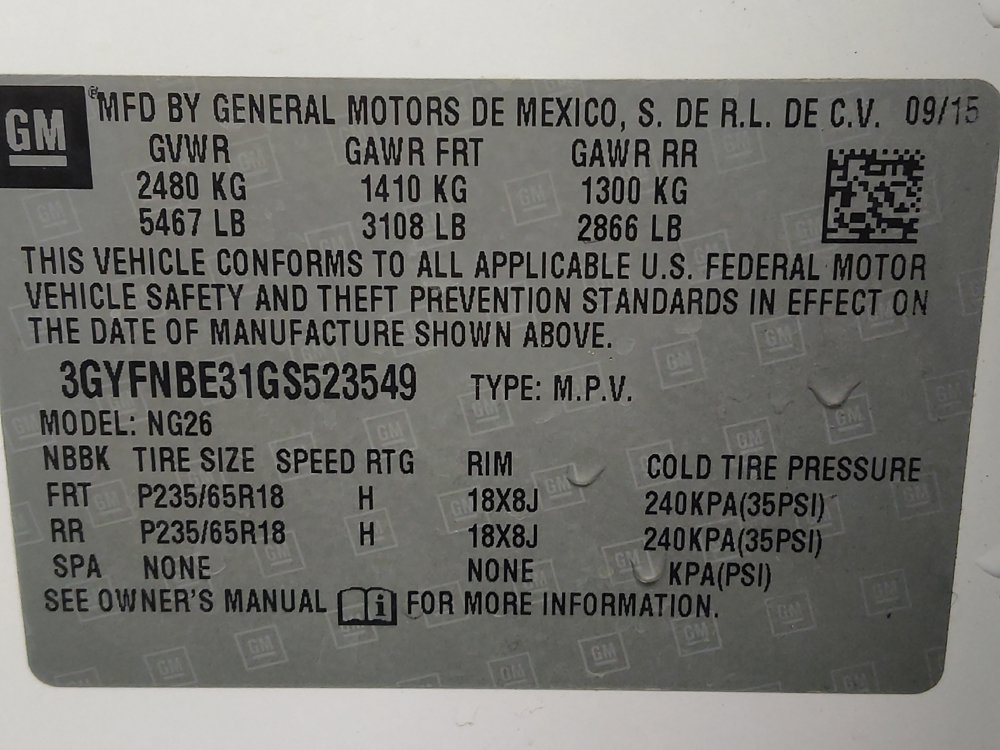 Used 2016 Cadillac SRX Luxury w/ Driver Awareness Package FWD image 33