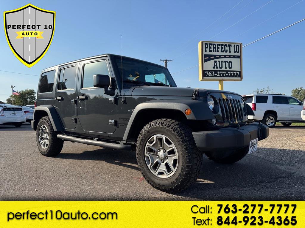 Used 2016 Jeep Wrangler Unlimited Sport w/ Quick Order Package 24S image 1