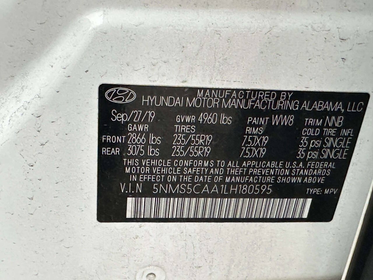 Used 2020 Hyundai Santa Fe Limited w/ Cargo Package AWD/4WD image 45