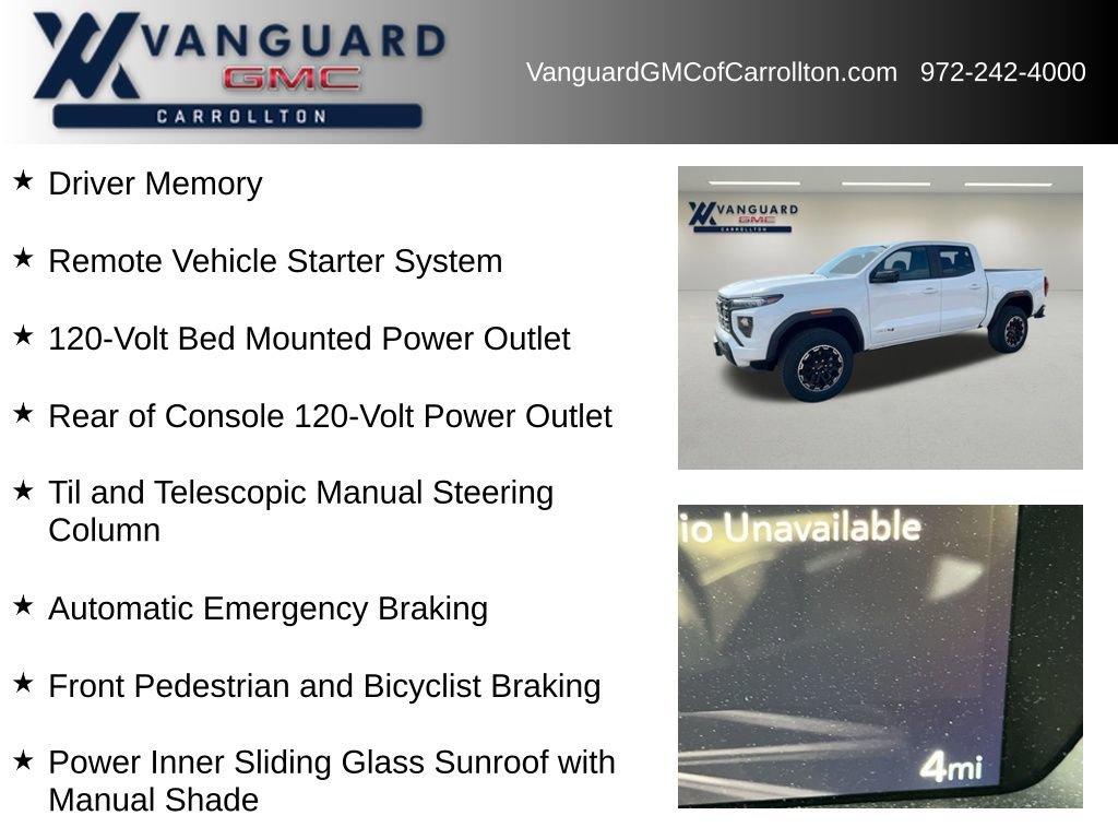 New 2026 GMC Canyon AT4 w/ Technology Plus Package AWD/4WD image 12