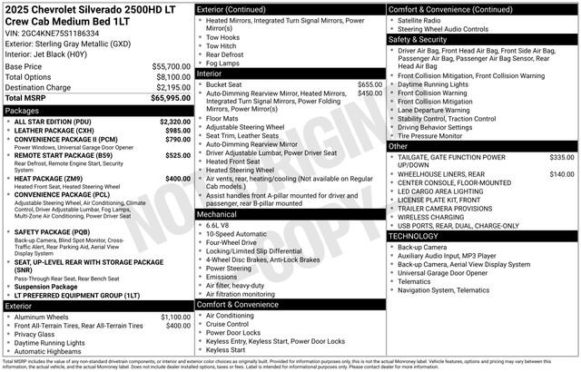 Certified 2025 Chevrolet Silverado 2500 LT w/ All Star Edition image 17