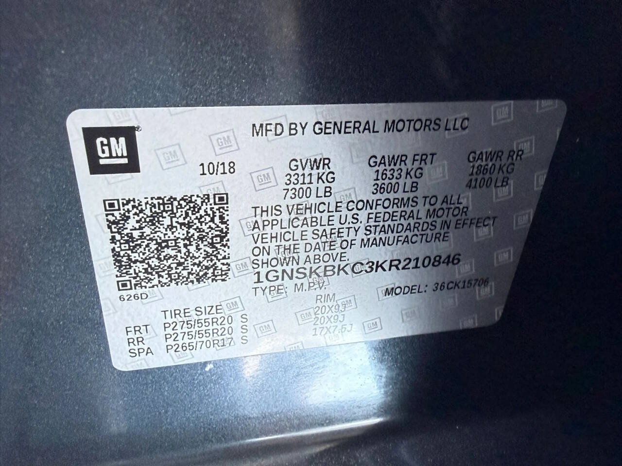 Used 2019 Chevrolet Tahoe LT w/ LT Signature Package AWD/4WD image 31