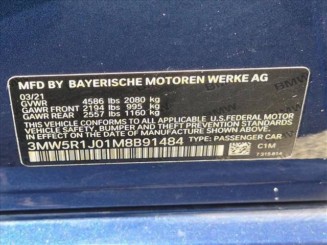 Used 2021 BMW 330i Sedan w/ Executive Package RWD image 24