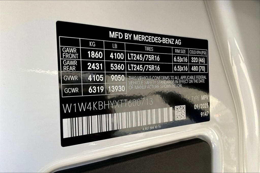 New 2026 Mercedes-Benz Sprinter 2500 image 11