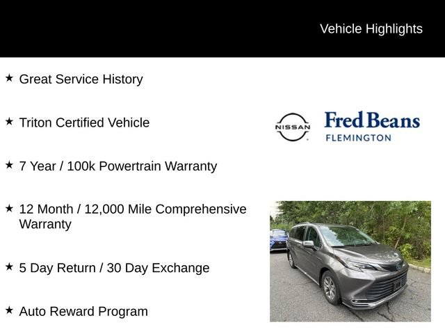Used 2023 Toyota Sienna XLE w/ XLE Plus Package AWD/4WD image 5