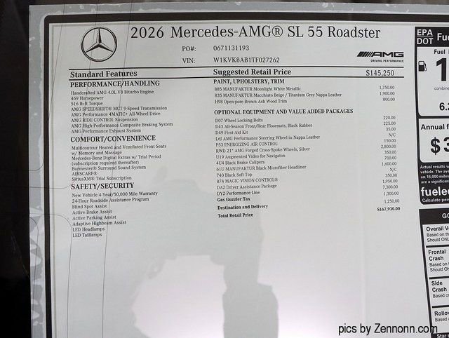 New 2026 Mercedes-Benz SL 55 AMG 4MATIC image 31