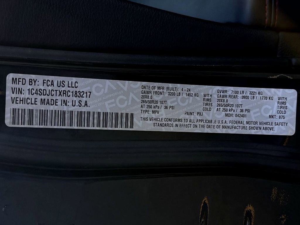 Used 2024 Dodge Durango R/T w/ Blacktop Package image 26