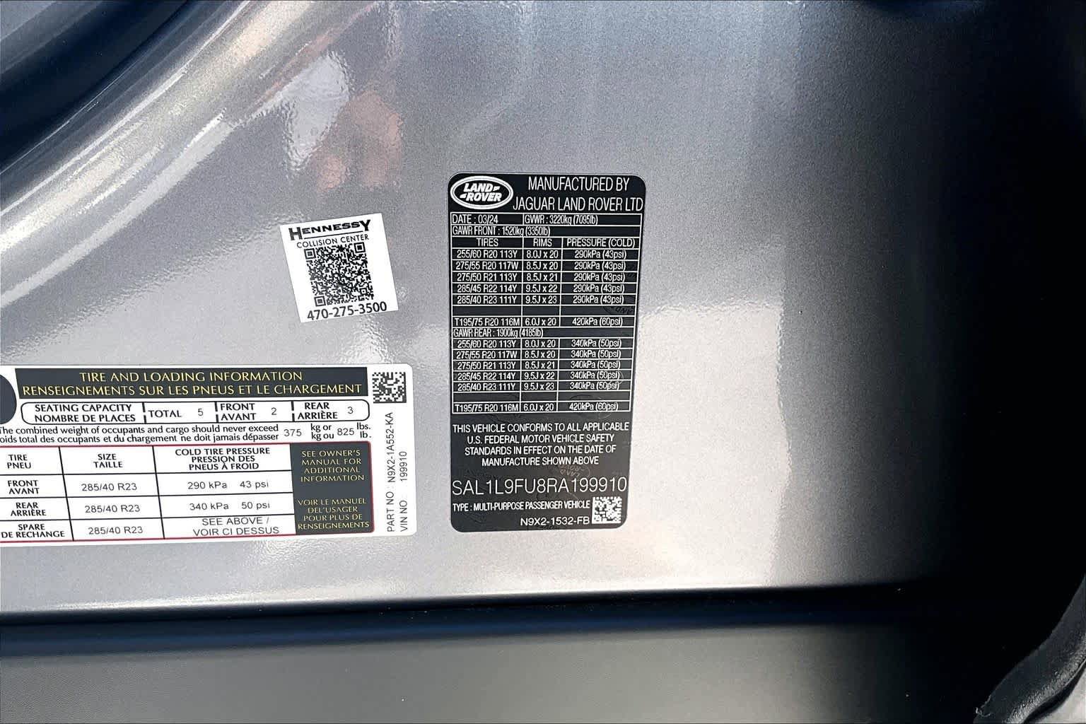 Used 2024 Land Rover Range Rover Sport Dynamic SE AWD/4WD image 37