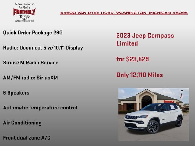 Used 2023 Jeep Compass Limited AWD/4WD image 5