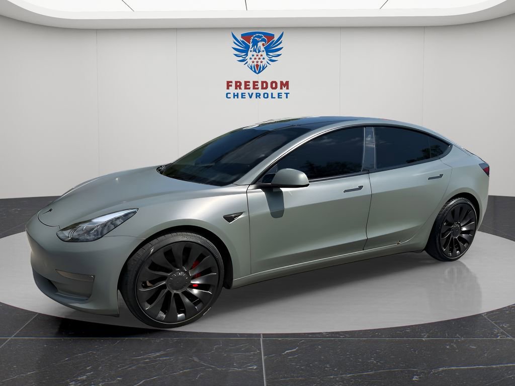 Used 2023 Tesla Model 3 Performance AWD/4WD image 2