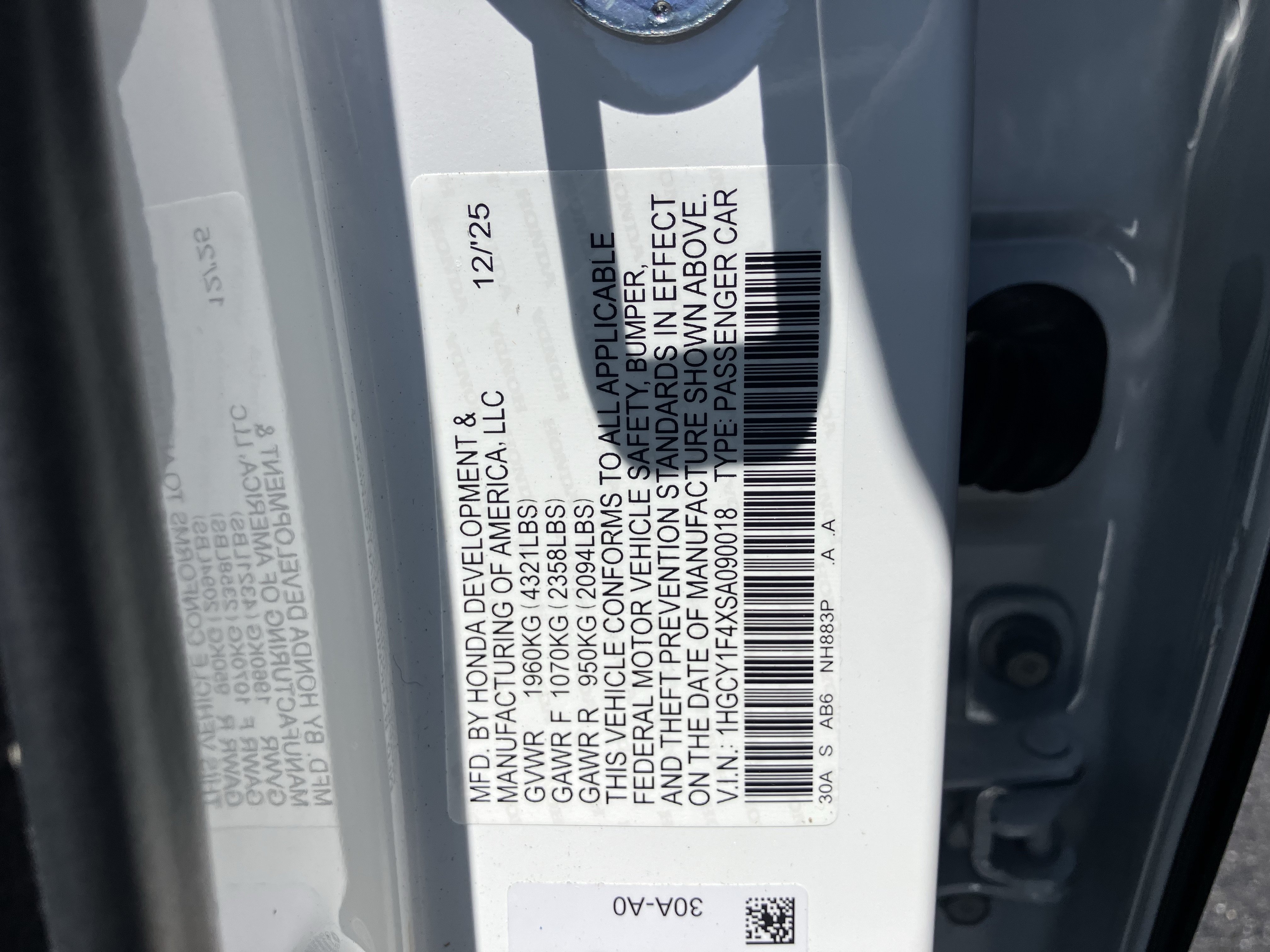 Used 2025 Honda Accord SE image 37