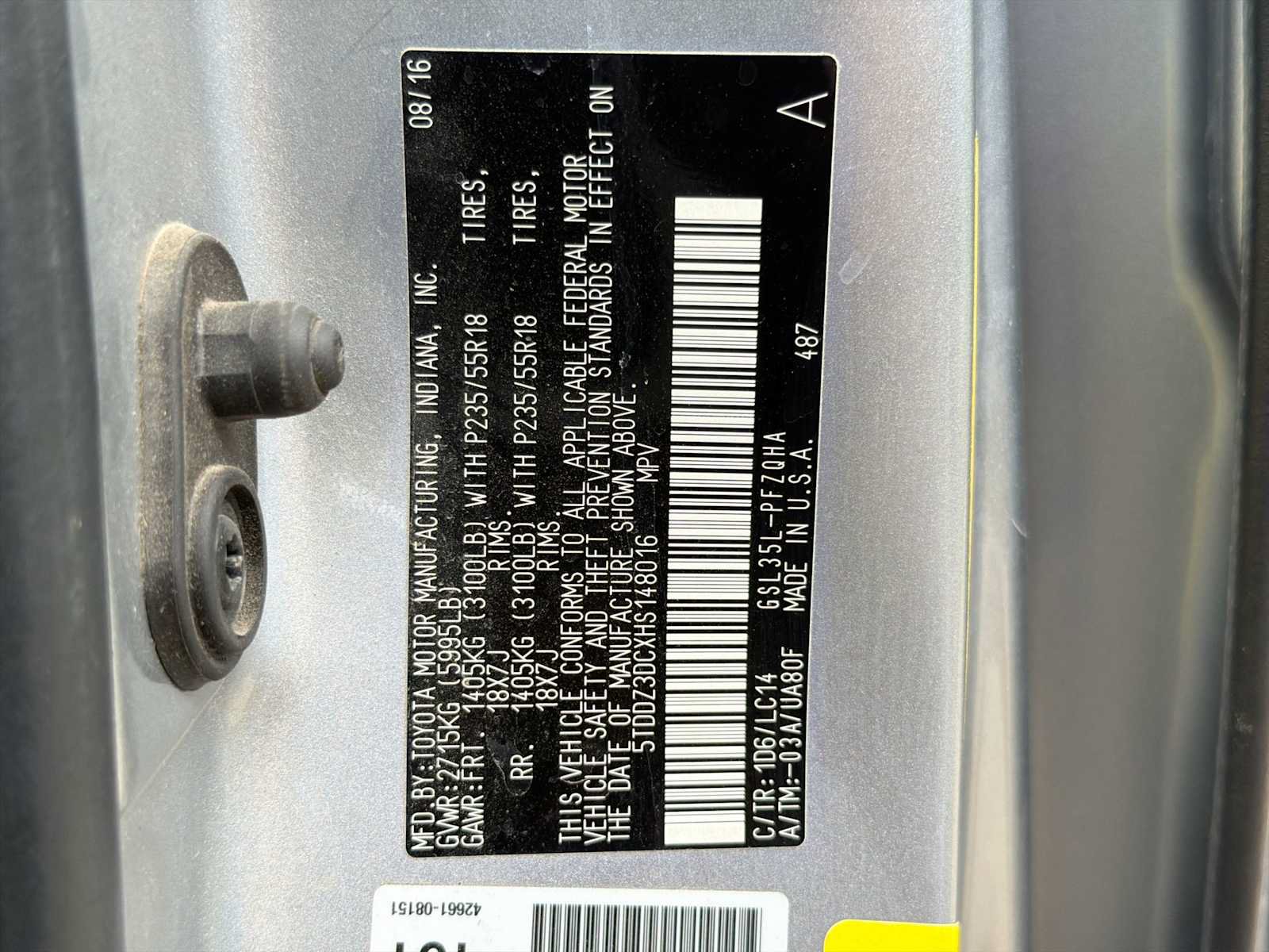 Used 2017 Toyota Sienna XLE AWD/4WD image 29