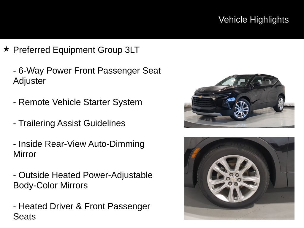 Used 2019 Chevrolet Blazer LT w/ Sun and Wheels Package AWD/4WD image 7
