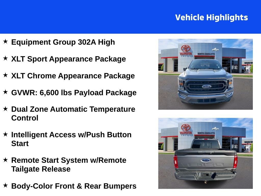 Used 2021 Ford F150 XLT w/ Equipment Group 302A High image 4