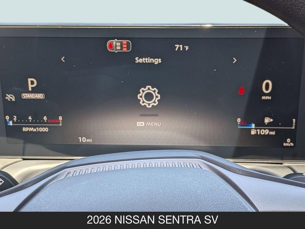 New 2026 Nissan Sentra SV w/ Floor Mat Package FWD image 19