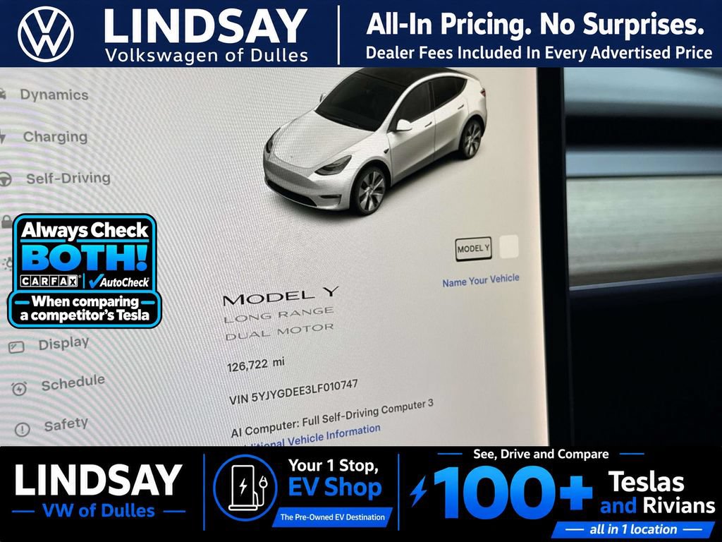 Used 2020 Tesla Model Y Long Range AWD/4WD image 20