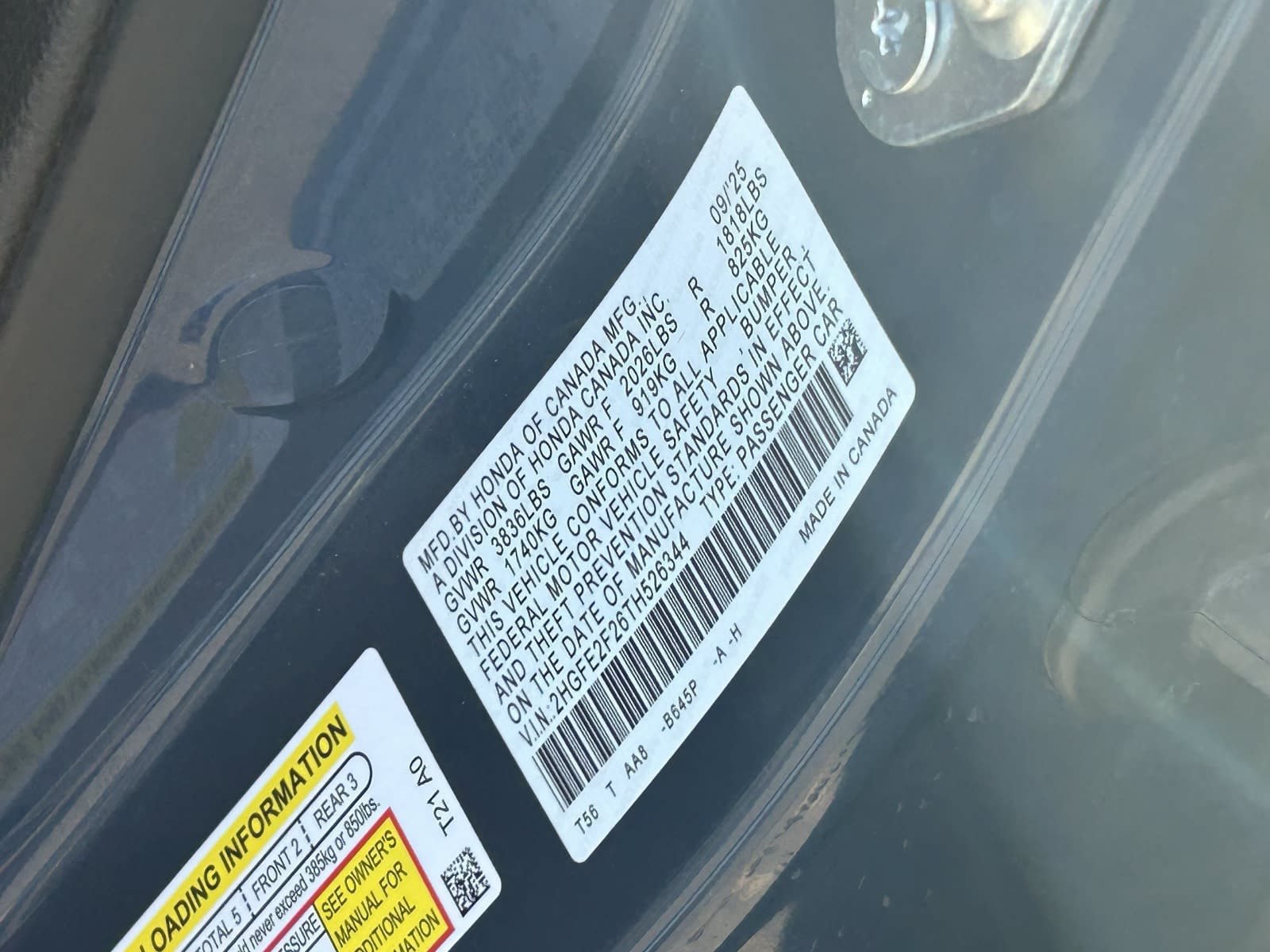 Certified 2026 Honda Civic LX image 34