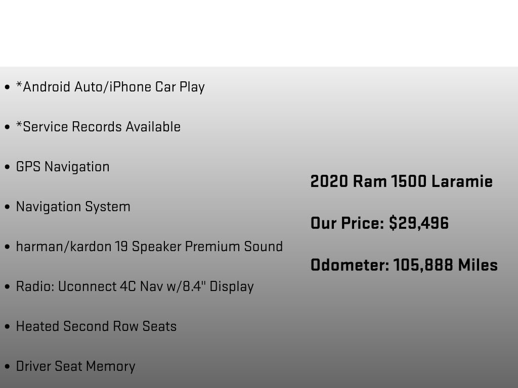 Used 2020 RAM 1500 Laramie AWD/4WD image 36