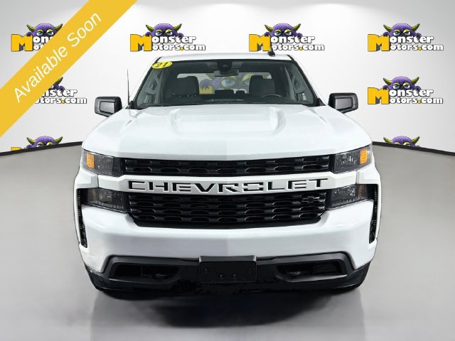 Used 2021 Chevrolet Silverado 1500 Custom w/ LPO, Dark Essentials Package AWD/4WD image 2