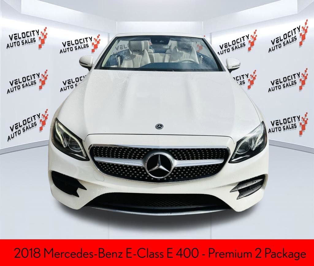 Used 2018 Mercedes-Benz E 400 4MATIC Cabriolet w/ Premium 2 Package (Q02) image 8