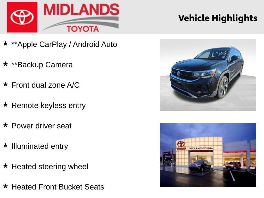 Used 2024 Volkswagen Taos SE image 2