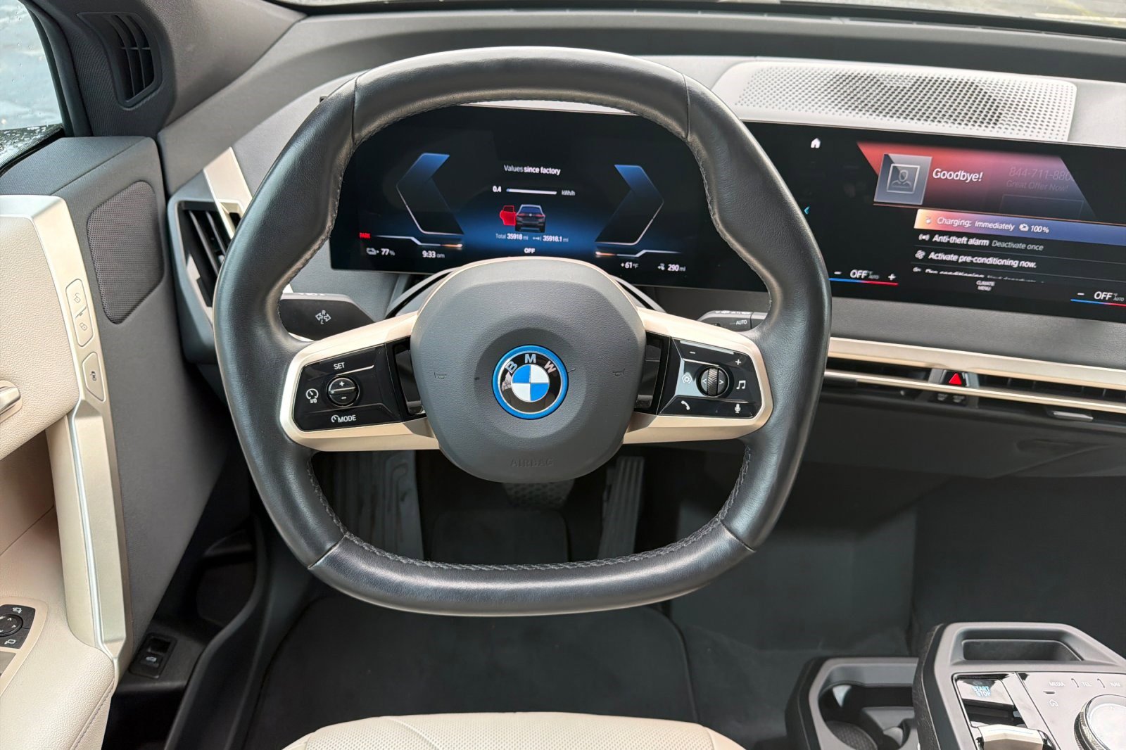 Certified 2023 BMW iX xDrive50 w/ BMW I Signature Blue Package image 18