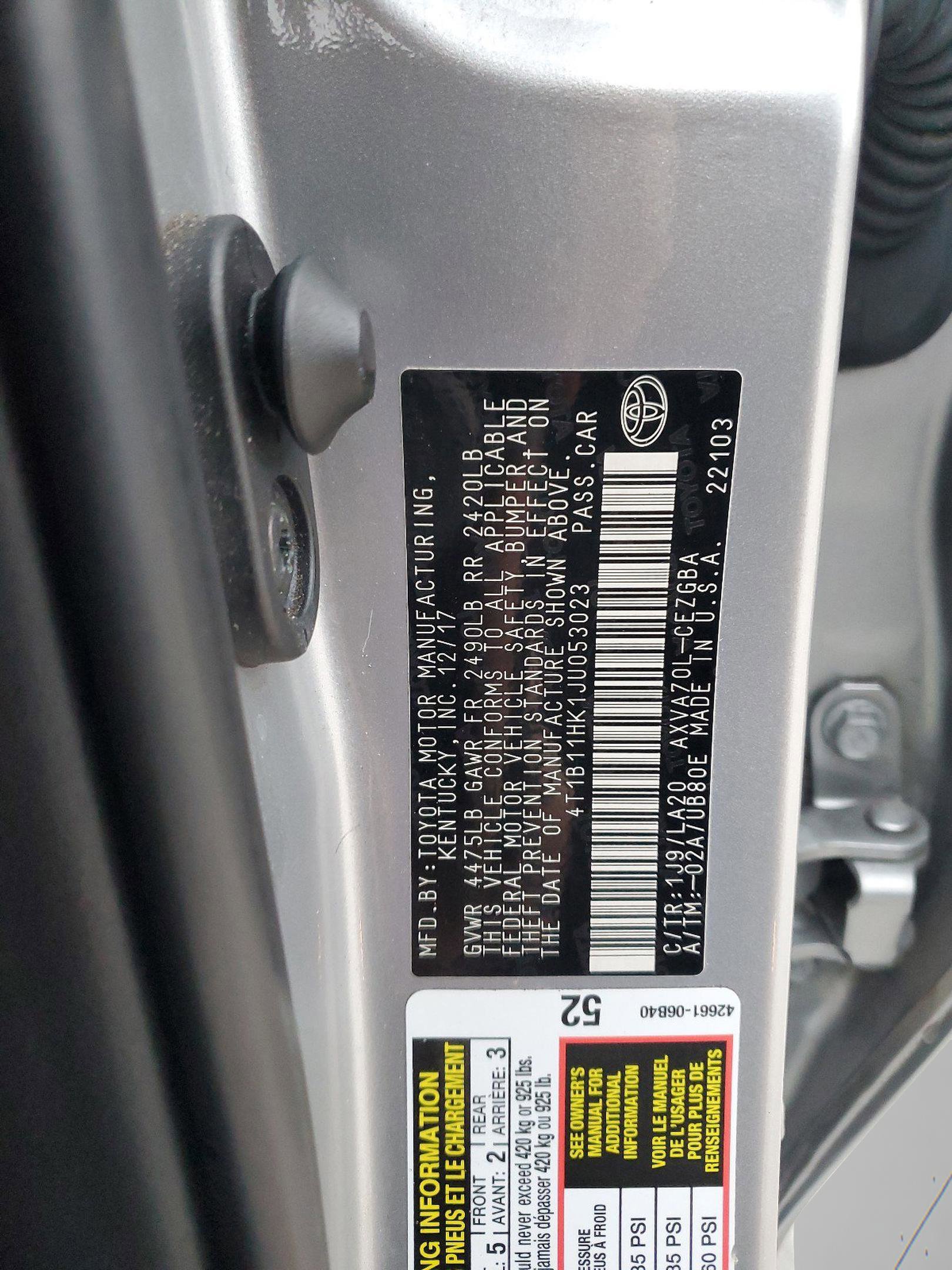 Used 2018 Toyota Camry XLE image 30