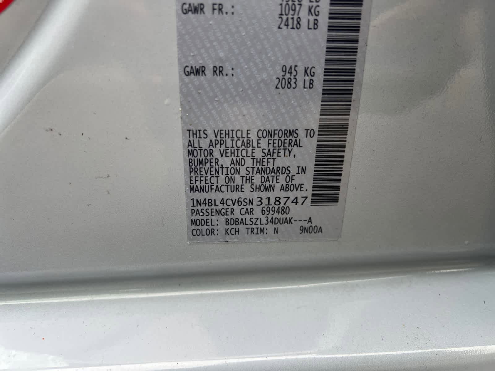 Certified 2025 Nissan Altima 2.5 SR w/ SR Premium Package FWD image 17