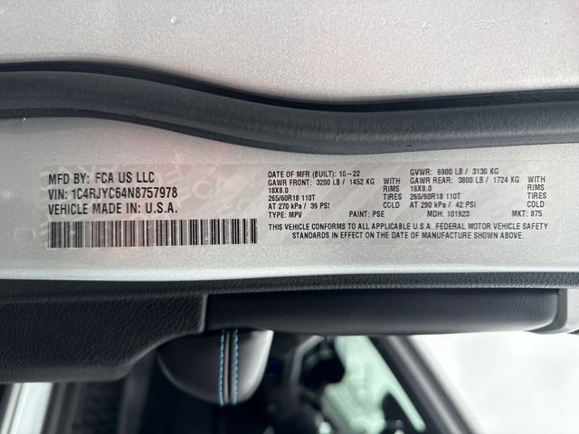 Used 2022 Jeep Grand Cherokee Trailhawk w/ Advanced Protech Group II image 21