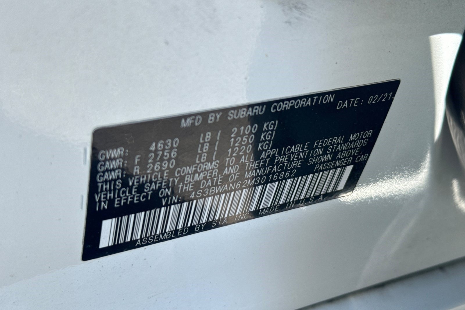 Used 2021 Subaru Legacy Limited w/ Popular Package #2 AWD/4WD image 27