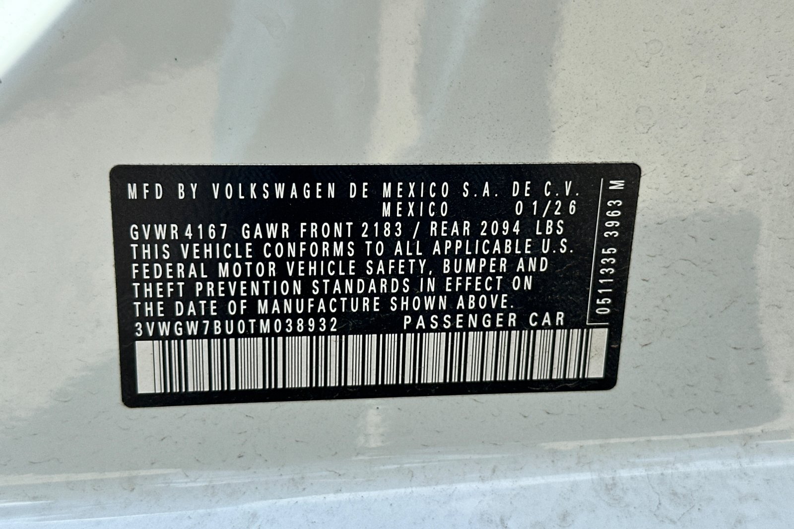 New 2026 Volkswagen Jetta SEL FWD image 28