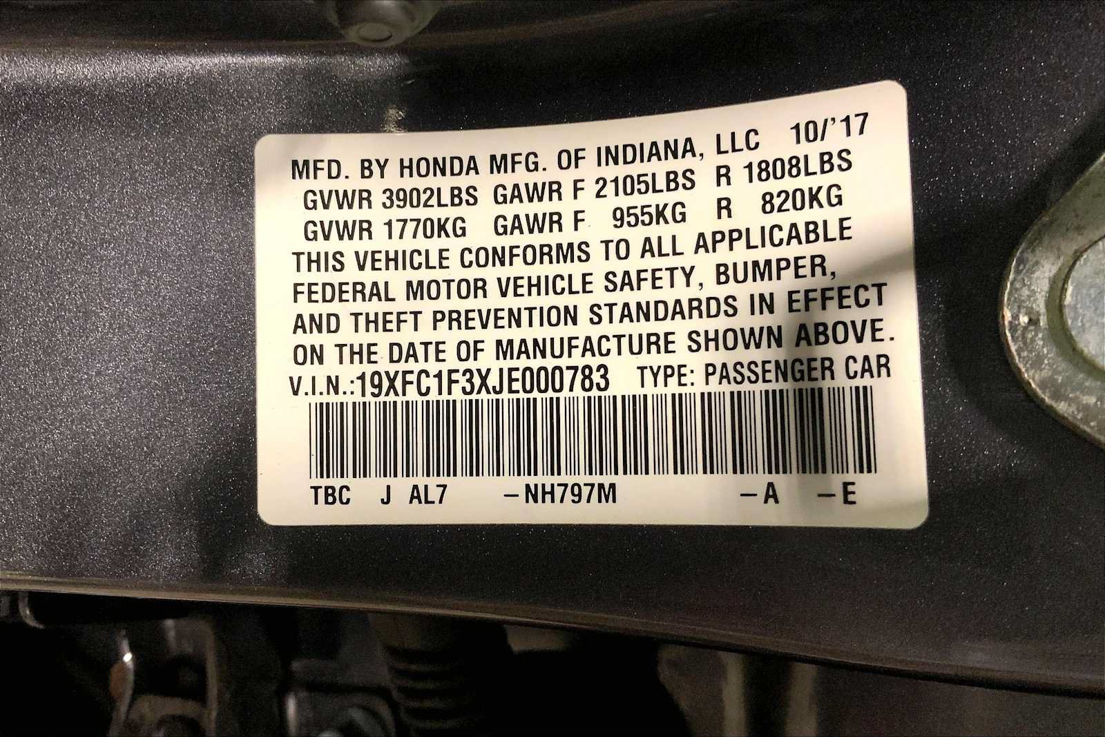Used 2018 Honda Civic EX-T image 33