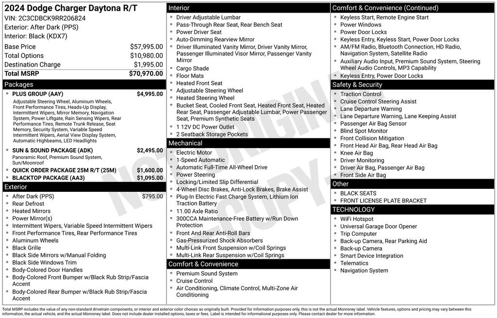 Used 2024 Dodge Charger R/T w/ Plus Group image 30