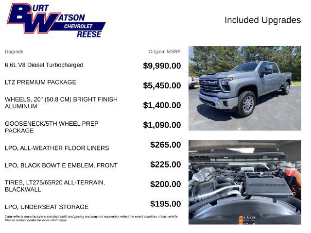 New 2026 Chevrolet Silverado 2500 LTZ w/ LTZ Premium Package AWD/4WD image 2