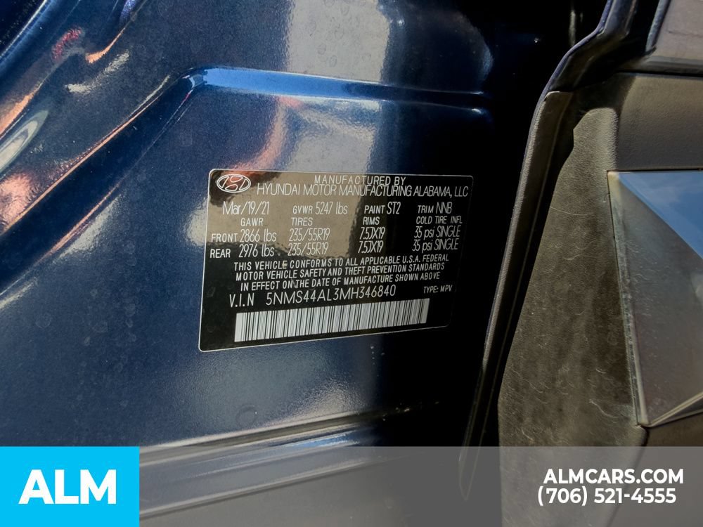 Used 2021 Hyundai Santa Fe Limited FWD image 21