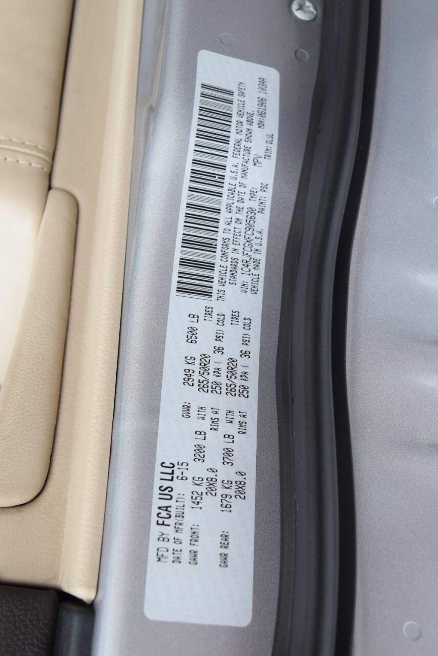 Used 2015 Jeep Grand Cherokee Overland image 43