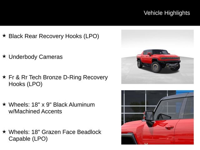 New 2025 GMC Hummer EV 3X w/ Battery Pack, 24 Module Pack image 15