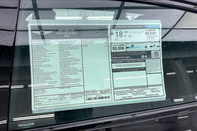 New 2027 Genesis G80 3.5T Prestige AWD/4WD image 38
