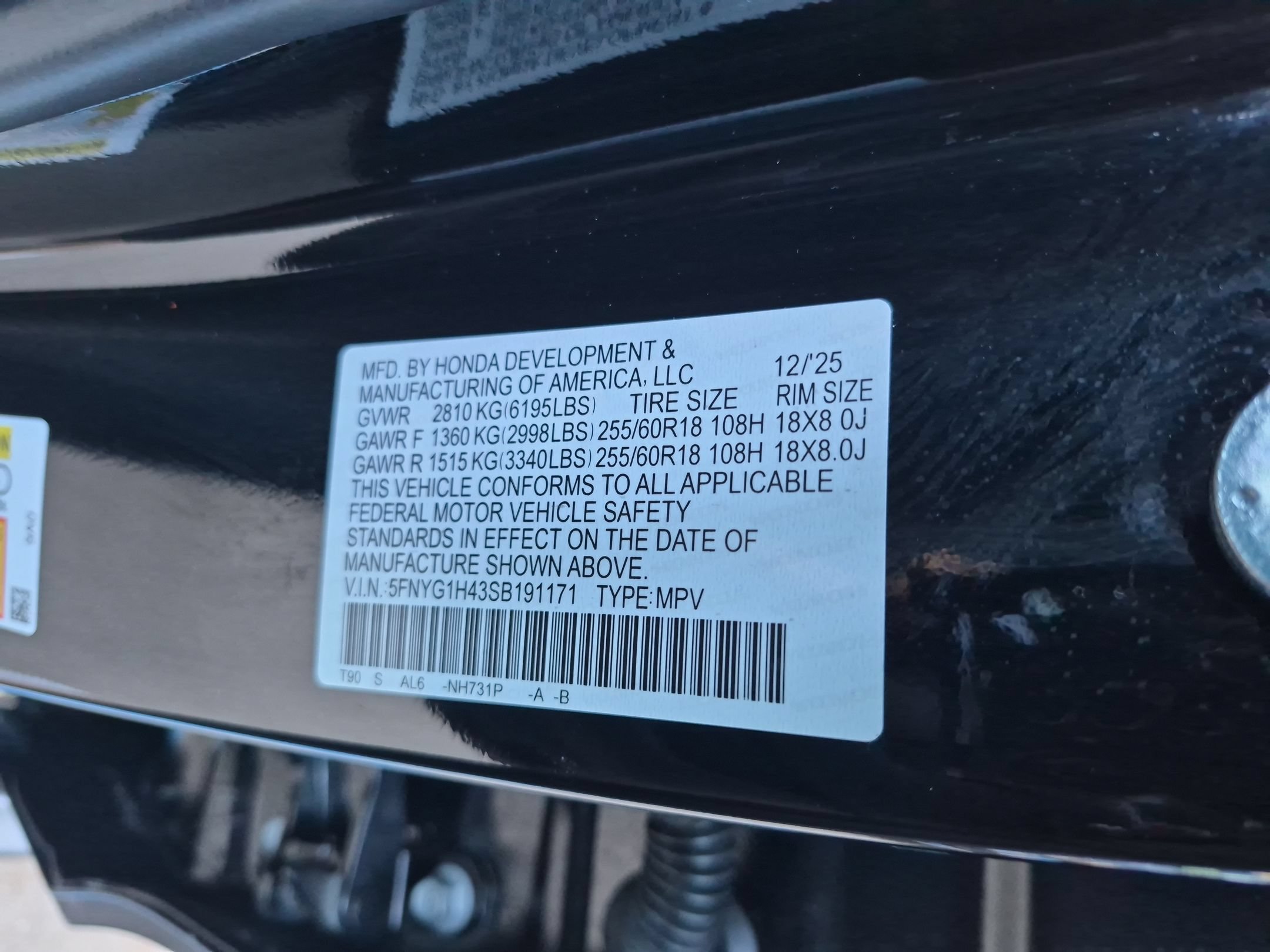 Certified 2025 Honda Pilot EX-L image 33