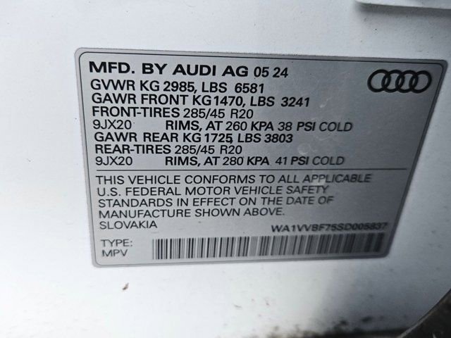 Certified 2025 Audi Q7 3.0T Prestige AWD/4WD image 25