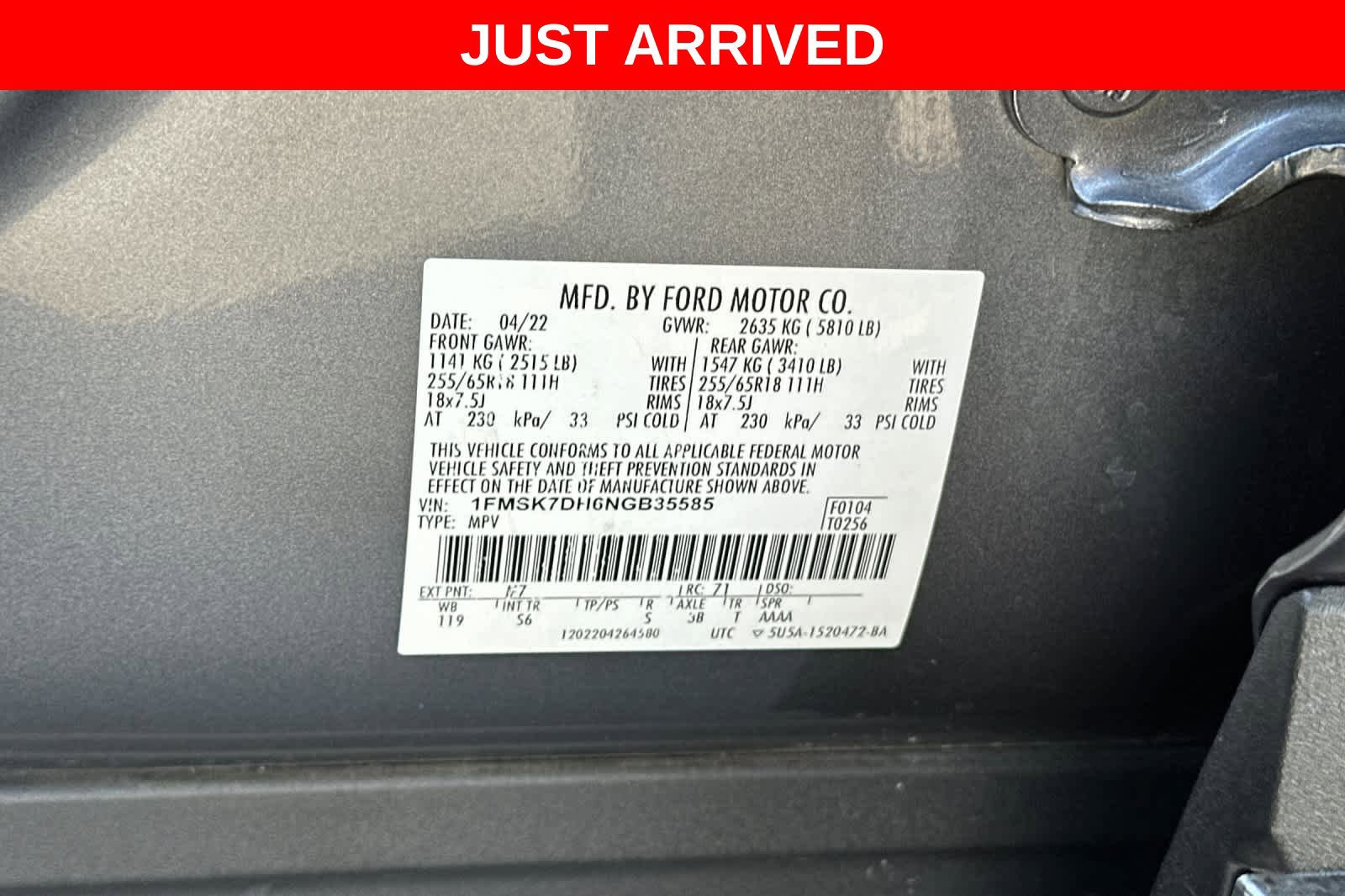 Certified 2022 Ford Explorer XLT w/ Equipment Group 202A RWD image 31