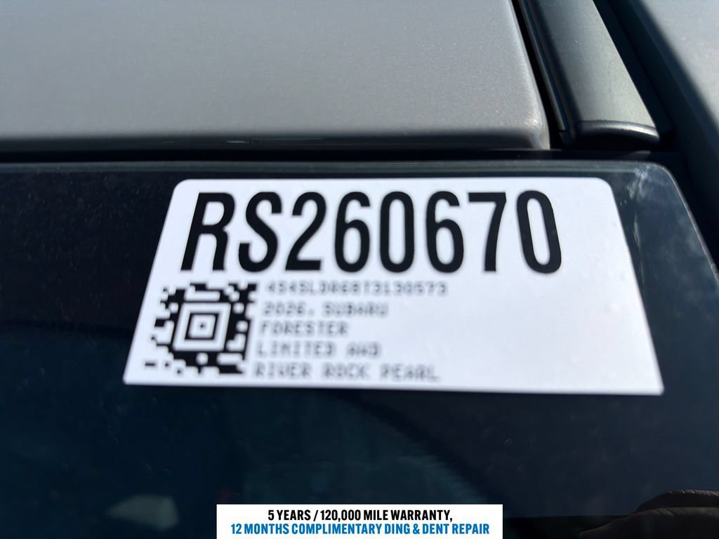 New 2026 Subaru Forester Limited AWD/4WD image 12