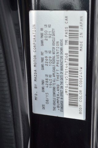 Used 2016 MAZDA MAZDA6 Touring image 14