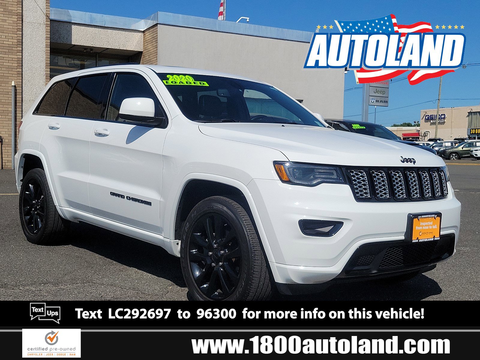 Certified 2020 Jeep Grand Cherokee Altitude