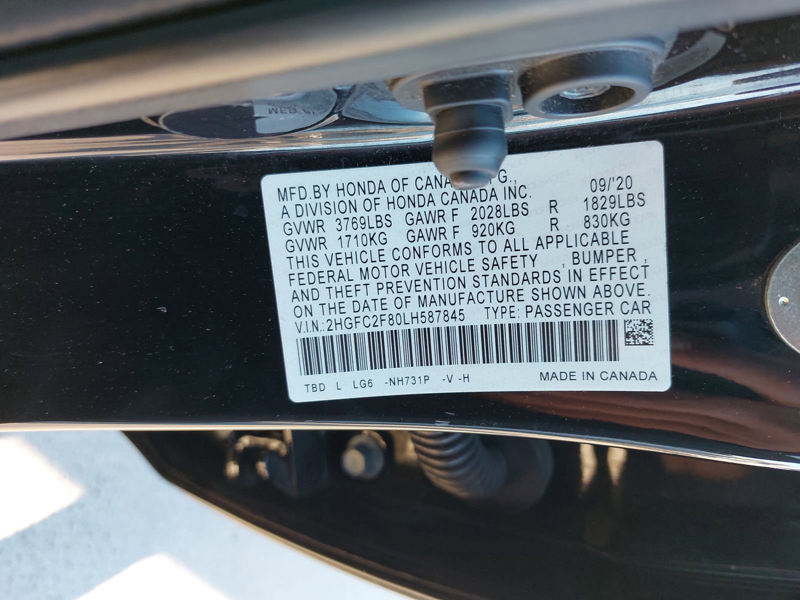 Used 2020 Honda Civic Sport image 11